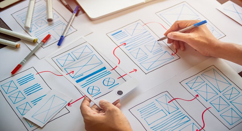 FastCentrik - wireframe